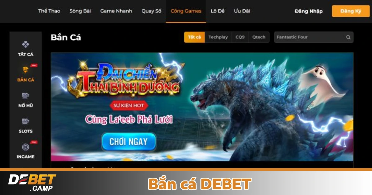 Bắn cá Debet 1 Vì sao nên chơi Bắn cá Debet?