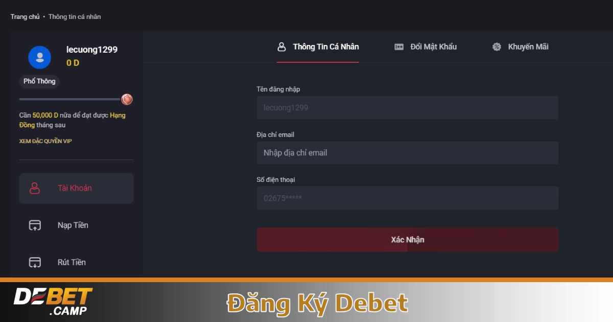 Đăng Ký Debet – Hướng Dẫn Cách Tạo Account Cho Người Mới 3 Những Lưu Ý Quan Trọng Khi Đăng Ký Debet