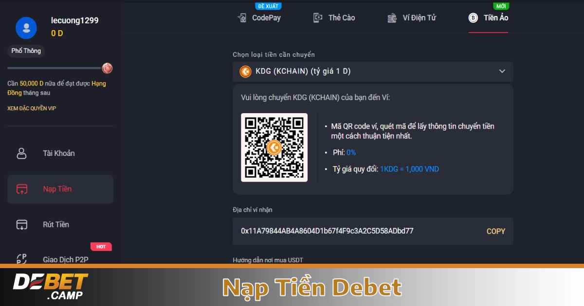 Nạp Tiền Debet – Hướng Dẫn Nạp Tiền An Toàn & Nhanh Chóng 3 Hướng Dẫn Nạp Tiền Debet Đơn Giản Trong 3 Bước